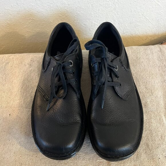 Dr. Martens Unisex Industrial Hampshire Black Service Leather Shoes Sz 9M-W10 - Picture 1 of 13